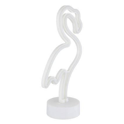 Globo - LED Neon bord dekoration LED/2W/3xAA flamingo