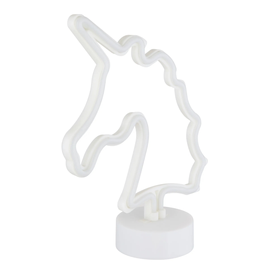 Globo - LED Neonbordslampa LED/2W/3xAA enhörning