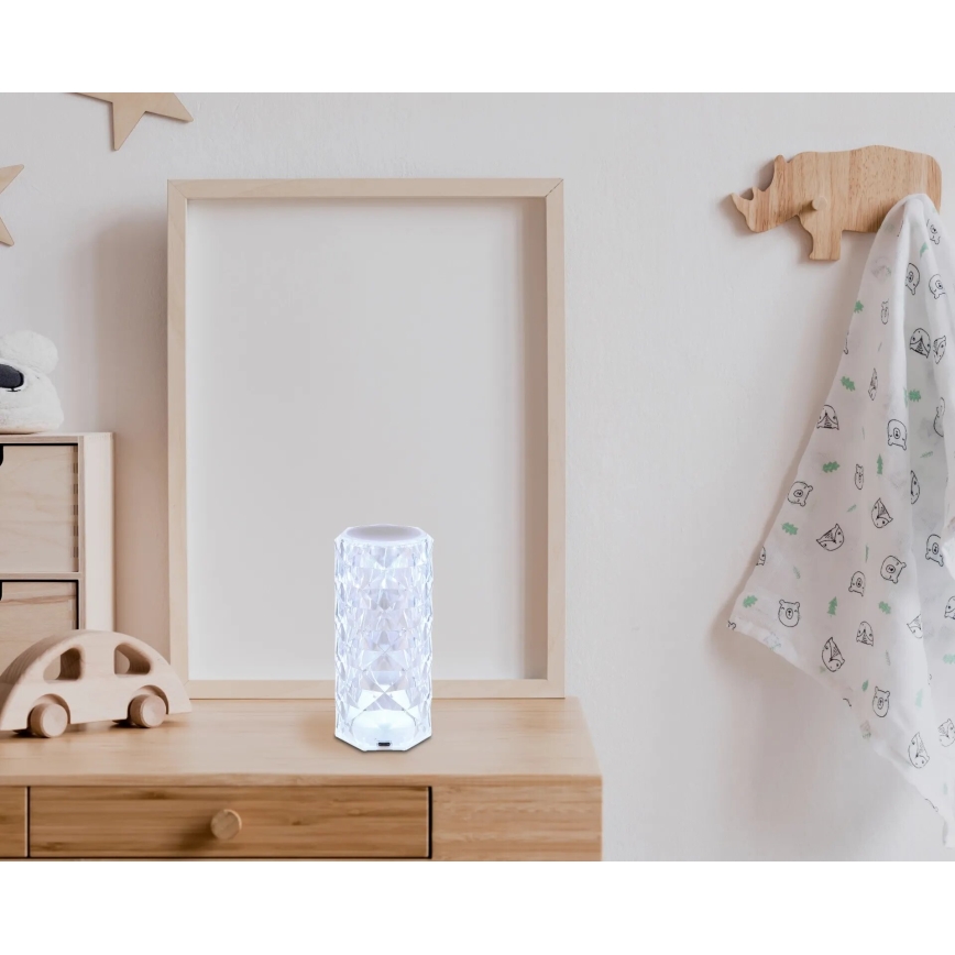 Globo - LED RGB Uppladdningsbar touchbordslampa LED/0,6W/3,7V 500mAh