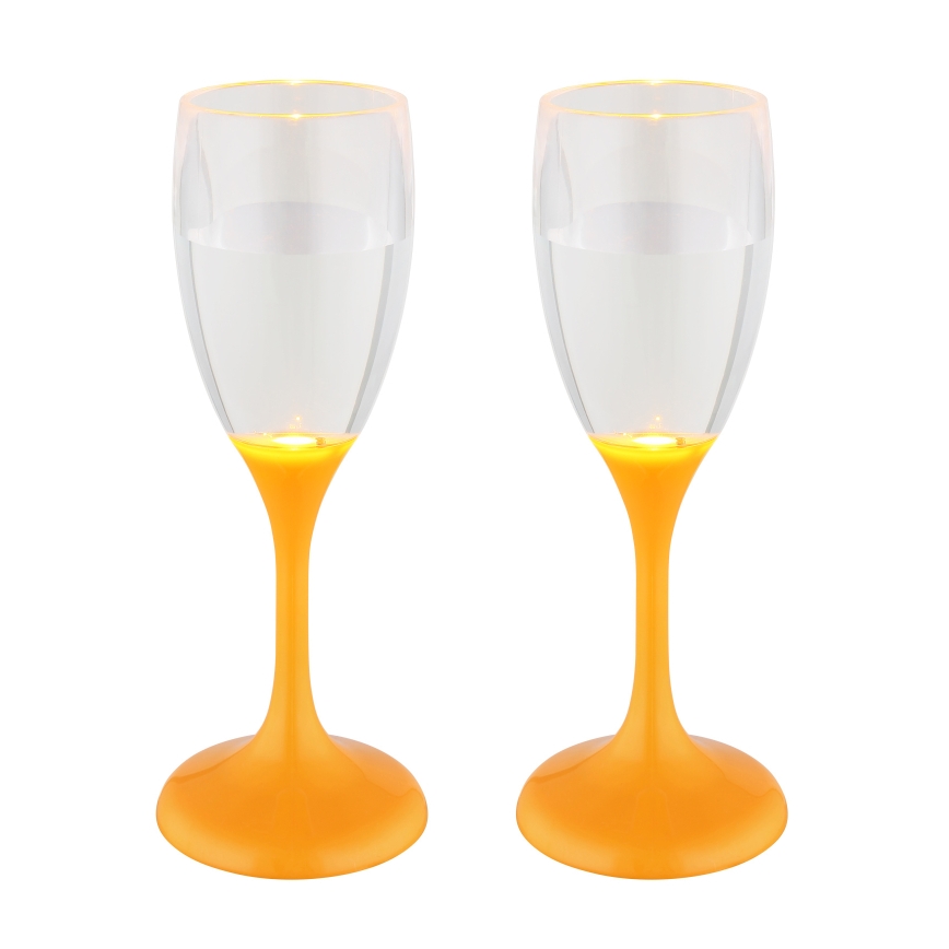 Globo - SET 2x LED Ljusmugg LED/0,06W/2xCR2032