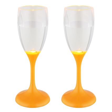 Globo - SET 2x LED Ljusmugg LED/0,06W/2xCR2032