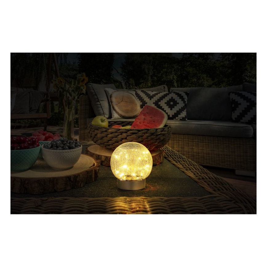 Globo - LED Dekorativt uppladdningsbart bordslampa 25xLED/0,06W/5V 600 mAh IP44