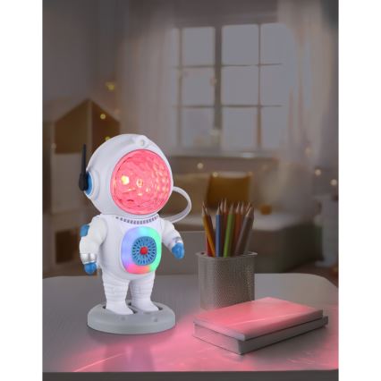Globo - LED RGB Bordslampa LED/6W/5V astronaut vit