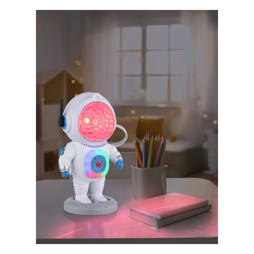 Globo - LED RGB Bordslampa LED/6W/5V astronaut vit