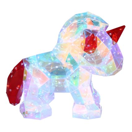 Globo - LED Bordsdekoration LED/3W/5V USB enhörning