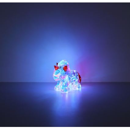 Globo - LED Bordsdekoration LED/3W/5V USB enhörning