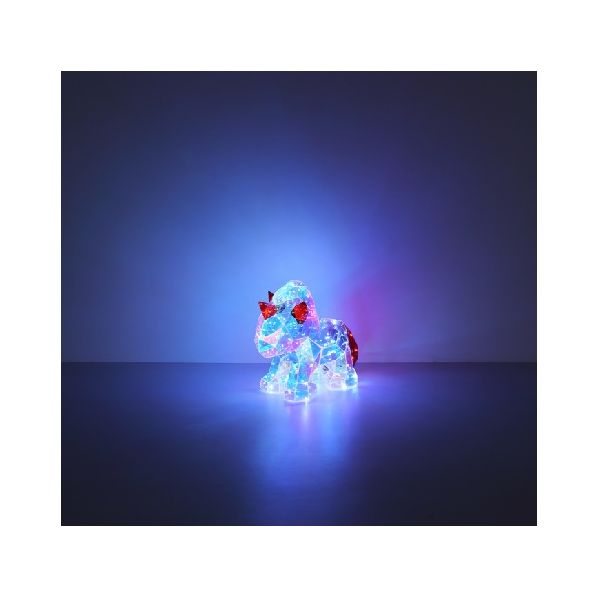 Globo - LED Bordsdekoration LED/3W/5V USB enhörning