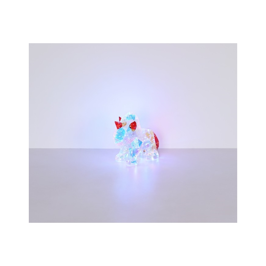 Globo - LED Bordsdekoration LED/3W/5V USB enhörning