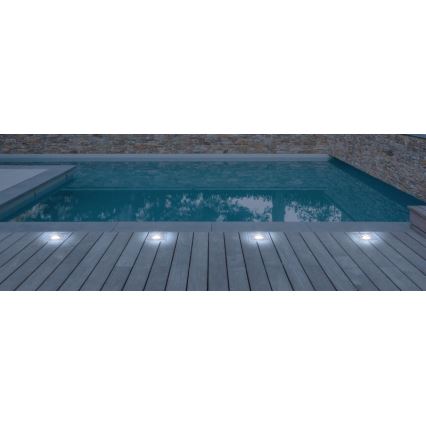 Globo 31101 - Infartsbelysning STYLE 1xGU10/40W/230V IP67