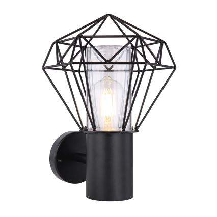 Globo 31355 - Utomhus Väggbelysning HORACE 1xE27/15W/230V IP44