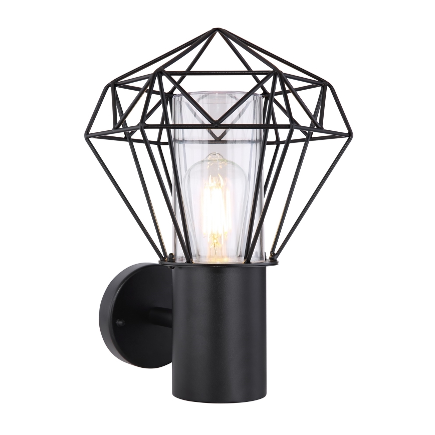 Globo 31355 - Utomhus Väggbelysning HORACE 1xE27/15W/230V IP44