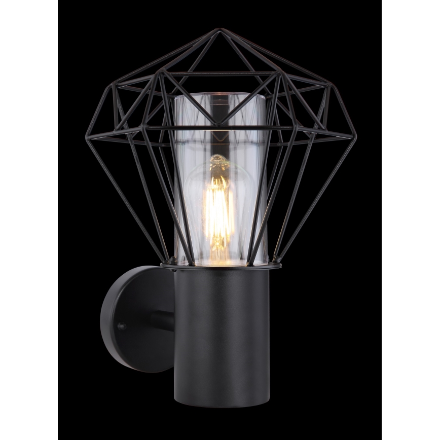 Globo 31355 - Utomhus Väggbelysning HORACE 1xE27/15W/230V IP44