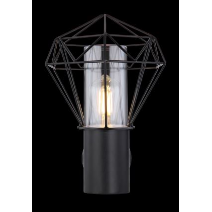 Globo 31355 - Utomhus Väggbelysning HORACE 1xE27/15W/230V IP44