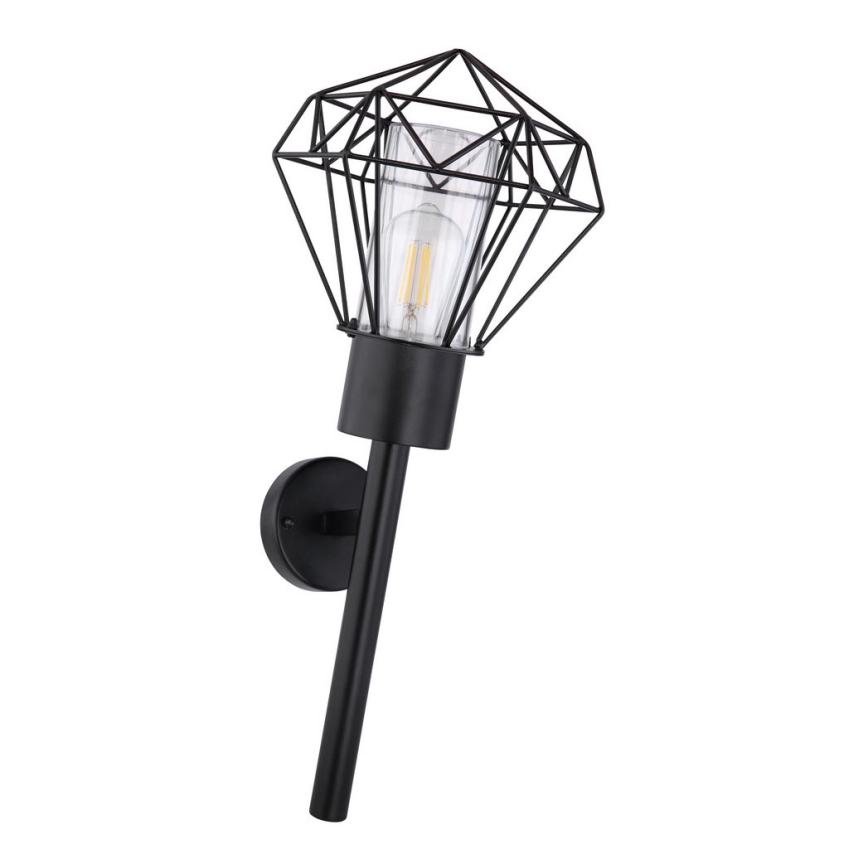 Globo 31355W - Utomhus Väggbelysning HORACE 1xE27/15W/230V IP44