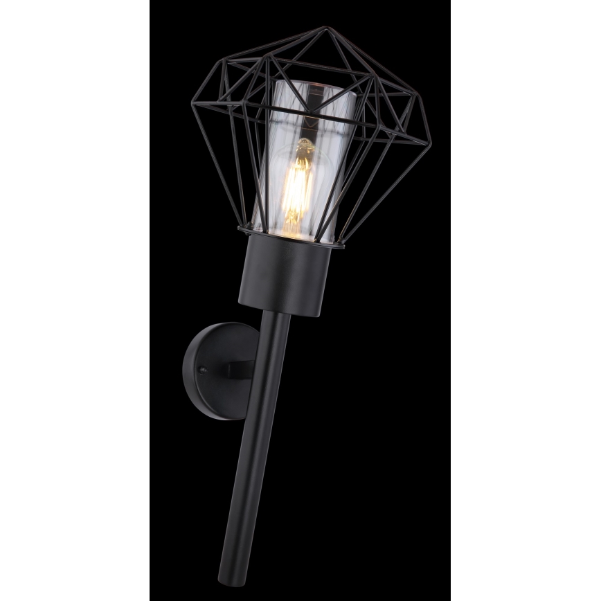 Globo 31355W - Utomhus Väggbelysning HORACE 1xE27/15W/230V IP44