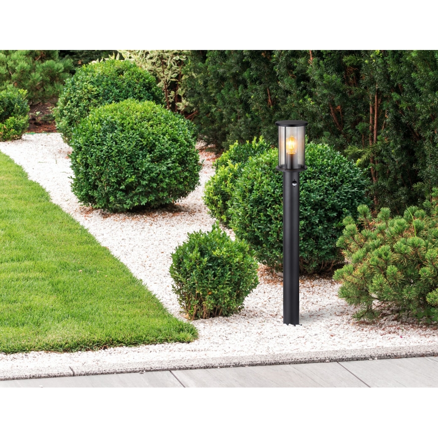 Globo - Lampa med sensor för utomhusbruk 1xE27/60W/230V 100 cm IP54