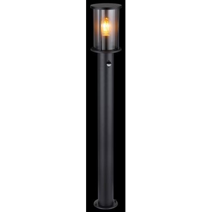 Globo - Lampa med sensor för utomhusbruk 1xE27/60W/230V 100 cm IP54