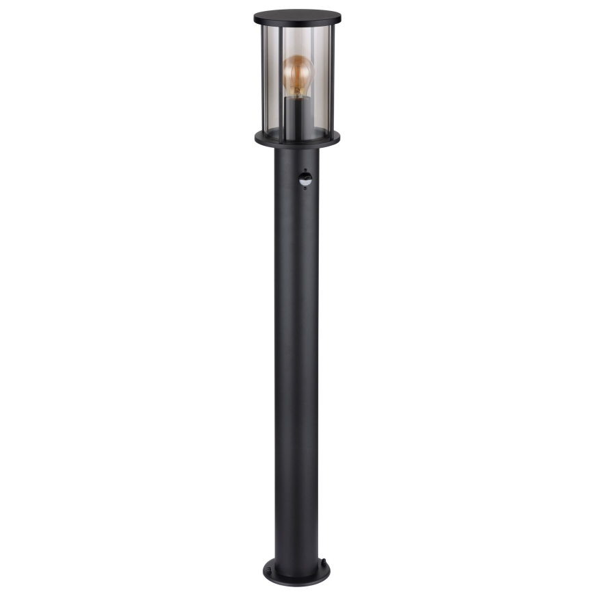 Globo - Lampa med sensor för utomhusbruk 1xE27/60W/230V 100 cm IP54