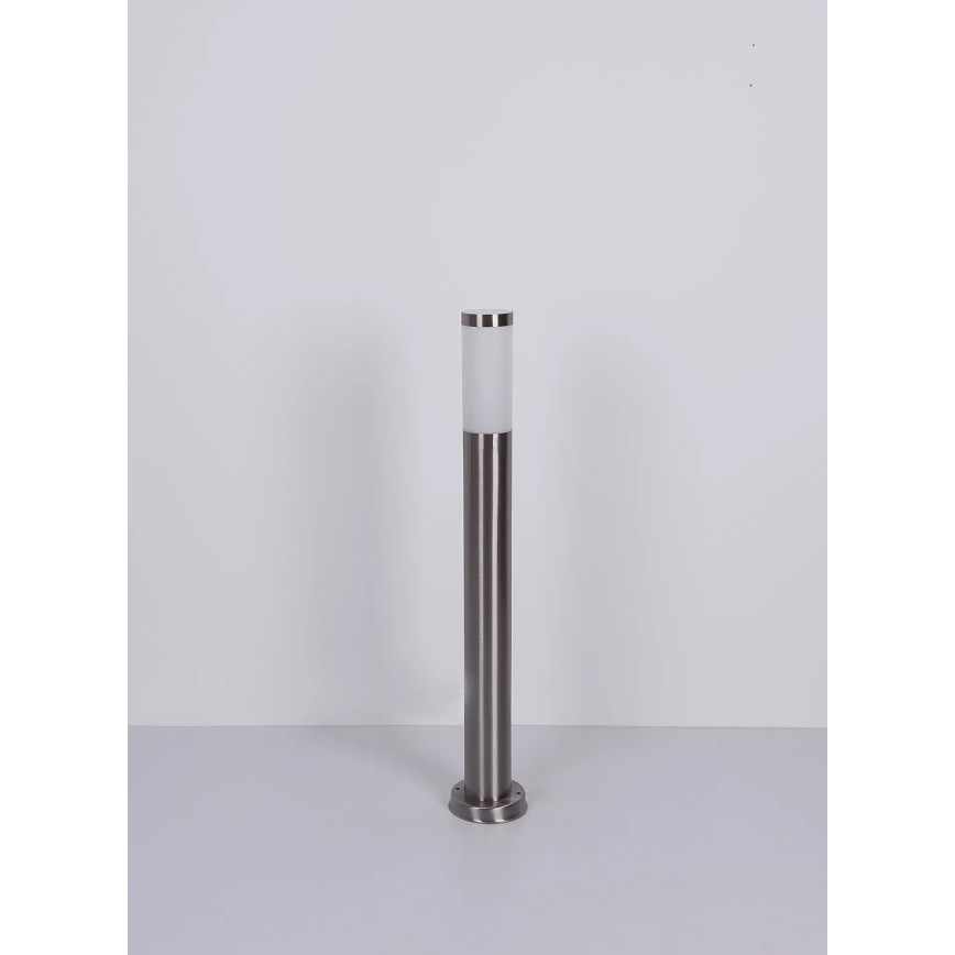 Globo - Utomhuslampa 1xE27/23W/230V IP44 80 cm skinande krom