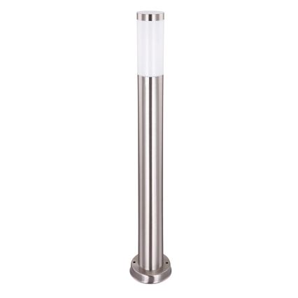 Globo - Utomhuslampa 1xE27/23W/230V IP44 80 cm skinande krom