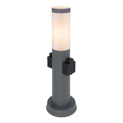 Globo 3158AK - Utomhuslampa med 2 uttag BOSTON 1xE27/23W/230V IP44