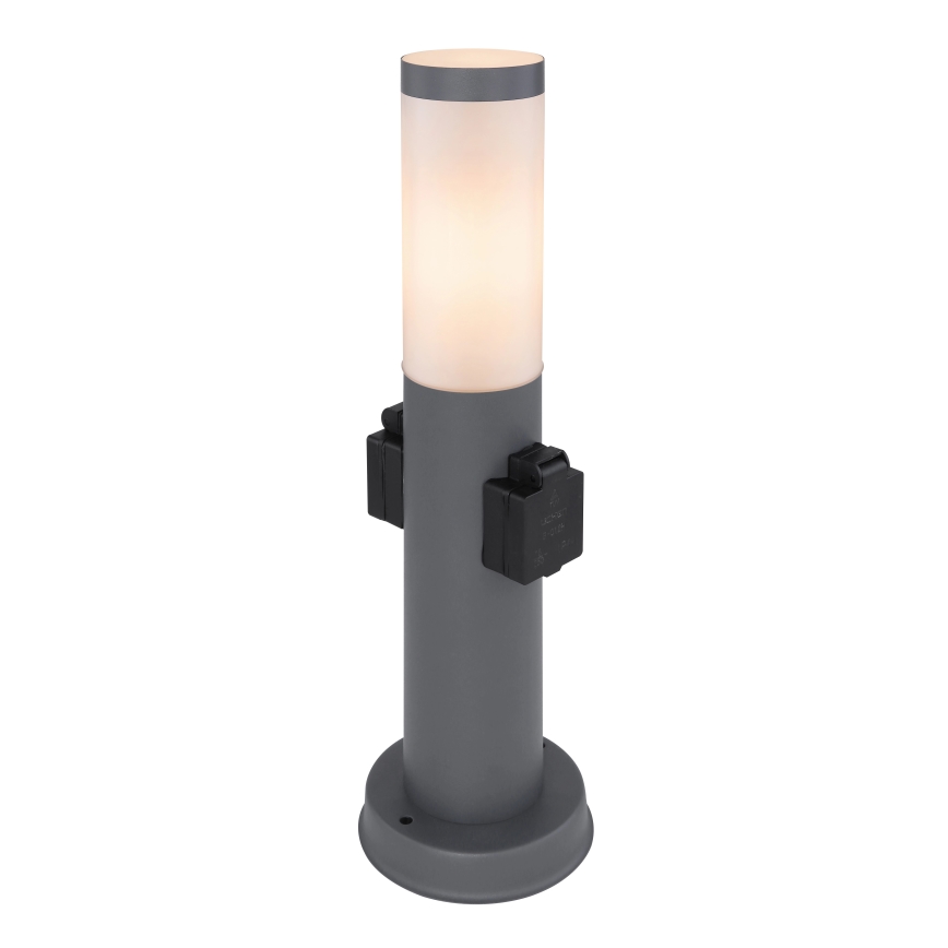 Globo 3158AK - Utomhuslampa med 2 uttag BOSTON 1xE27/23W/230V IP44