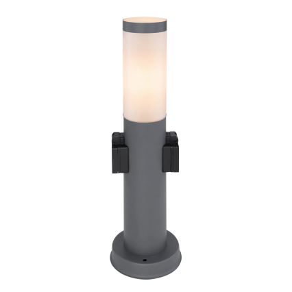 Globo 3158AK - Utomhuslampa med 2 uttag BOSTON 1xE27/23W/230V IP44
