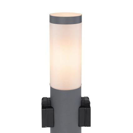 Globo 3158AK - Utomhuslampa med 2 uttag BOSTON 1xE27/23W/230V IP44