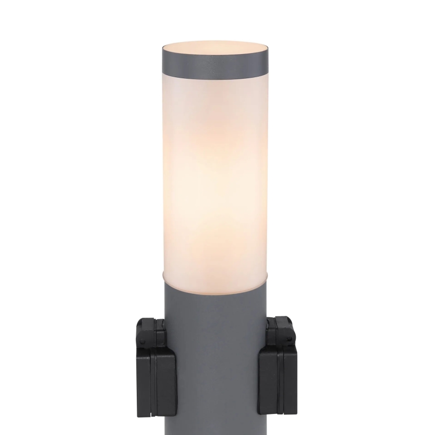 Globo 3158AK - Utomhuslampa med 2 uttag BOSTON 1xE27/23W/230V IP44