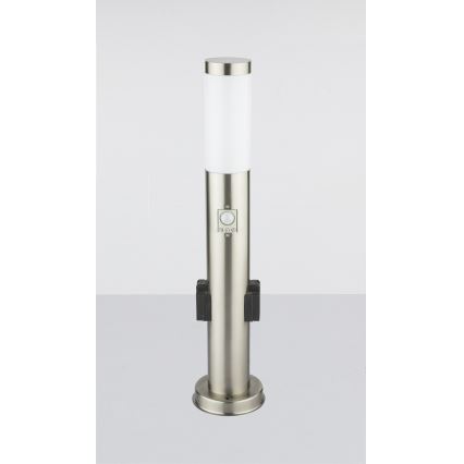 Globo - LED Utomhuslampa med sensor och 2 sockets LED/9W/230V 60 cm IP44