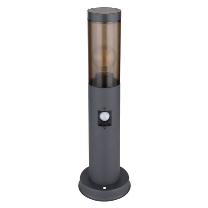 Globo - Lampa med sensor för utomhusbruk 1xE27/15W/230V 45 cm IP44