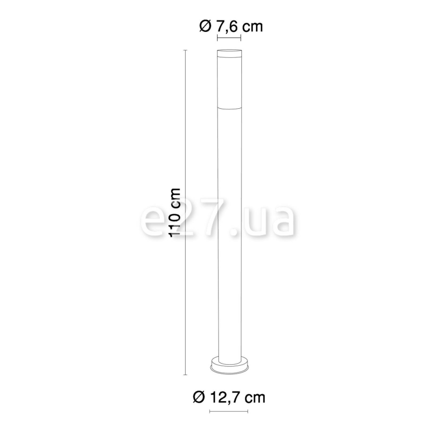 Globo 3159 - Utomhuslampa DACIA E27/60W/230V