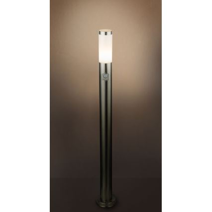 Globo - Lampa med sensor för utomhusbruk 1xE27/60W/230V 110 cm IP44