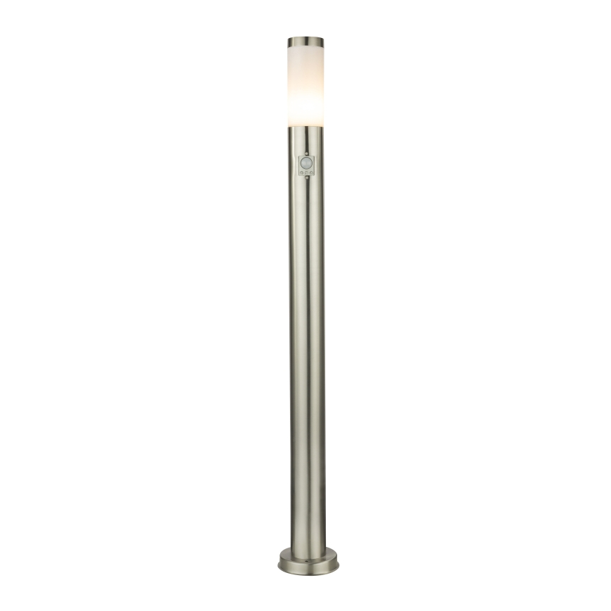 Globo - Lampa med sensor för utomhusbruk 1xE27/60W/230V 110 cm IP44