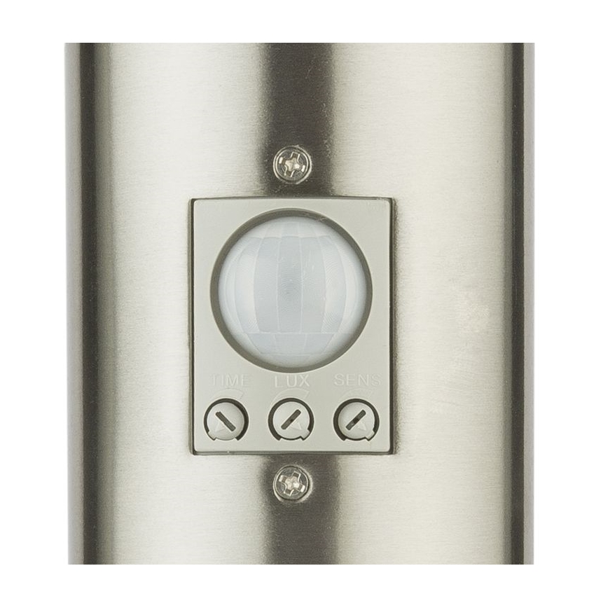 Globo - Lampa med sensor för utomhusbruk 1xE27/60W/230V 110 cm IP44