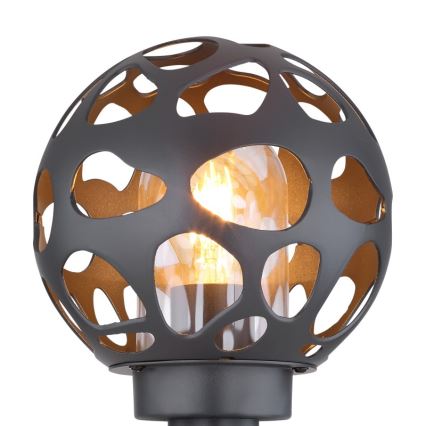 Globo - Utomhus vägglampa  med sensor  1xE27/15W/230V IP44