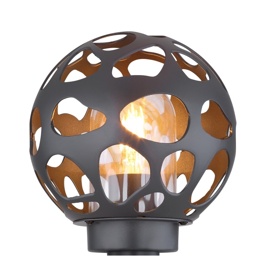 Globo - Utomhus vägglampa  med sensor  1xE27/15W/230V IP44
