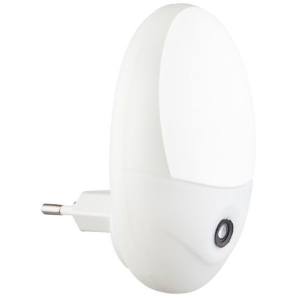Globo - LED Nattlampa med sensor för vägguttag 4xLED/0,6W/230V 6500K