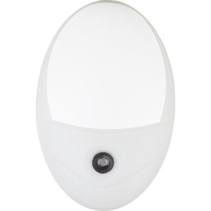Globo - LED Nattlampa med sensor för vägguttag 4xLED/0,6W/230V 6500K