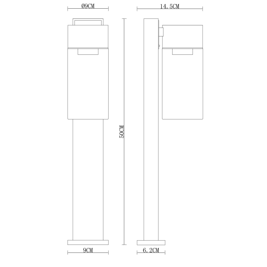 Globo - Utomhuslampa 1xE27/40W/230V 50 cm IP44