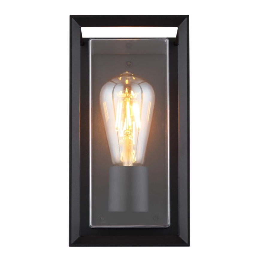 Globo - Vägglampa för utomhusbruk 1xE27/60W/230V IP44 svart