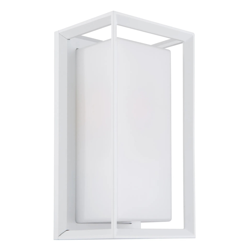 Globo - Vägglampa för utomhusbruk 1xE27/60W/230V IP44 vit