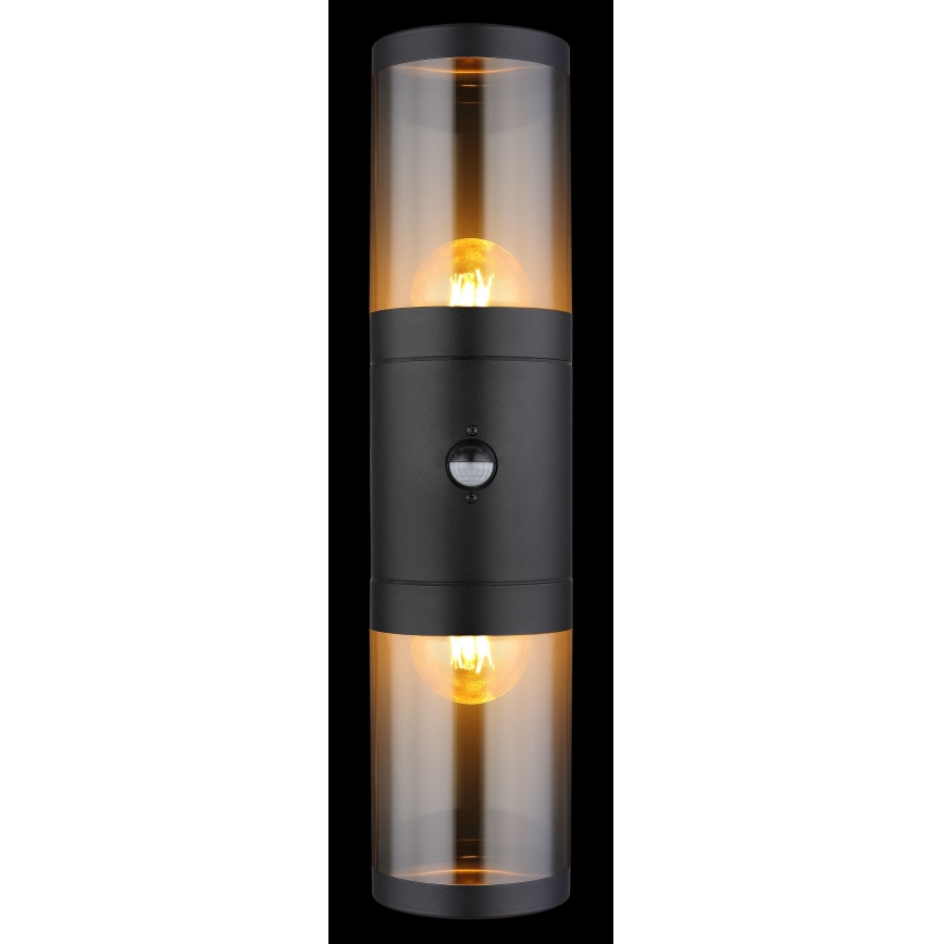Globo vägglampa med sensor 2xE27/40W/230V IP44