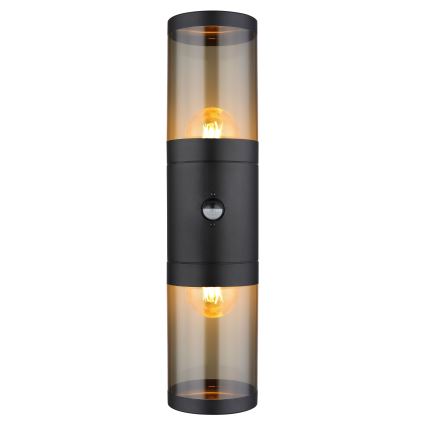Globo vägglampa med sensor 2xE27/40W/230V IP44