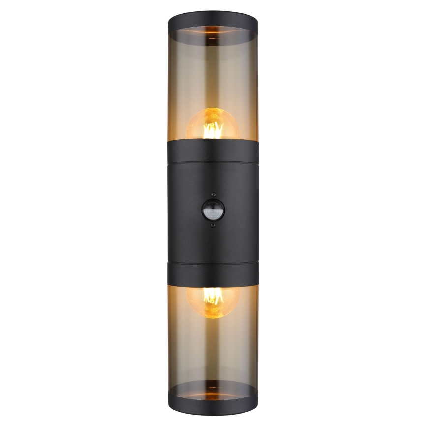 Globo vägglampa med sensor 2xE27/40W/230V IP44