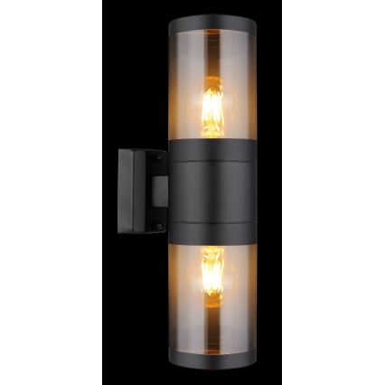Globo - Vägglampa för utomhusbruk 2xE27/60W/230V IP44