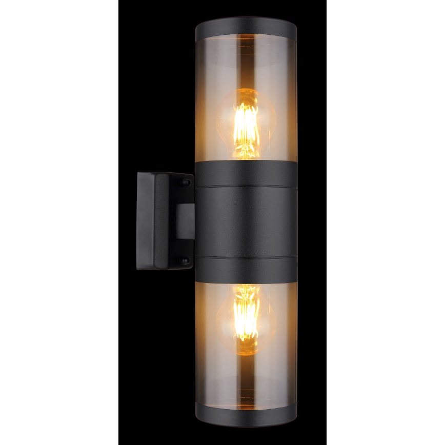 Globo - Vägglampa för utomhusbruk 2xE27/60W/230V IP44
