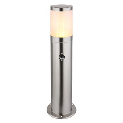 Globo - Lampa med sensor för utomhusbruk 1xE27/60W/230V 50 cm