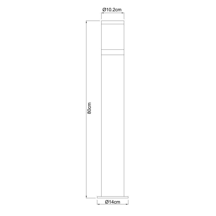 Globo 32016 - Utomhuslampa XELOO 1xE27/60W/230V