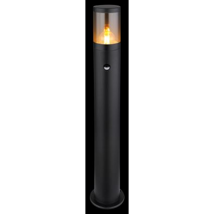 Globo - Lampa med sensor för utomhusbruk 1xE27/60W/230V 80 cm IP44
